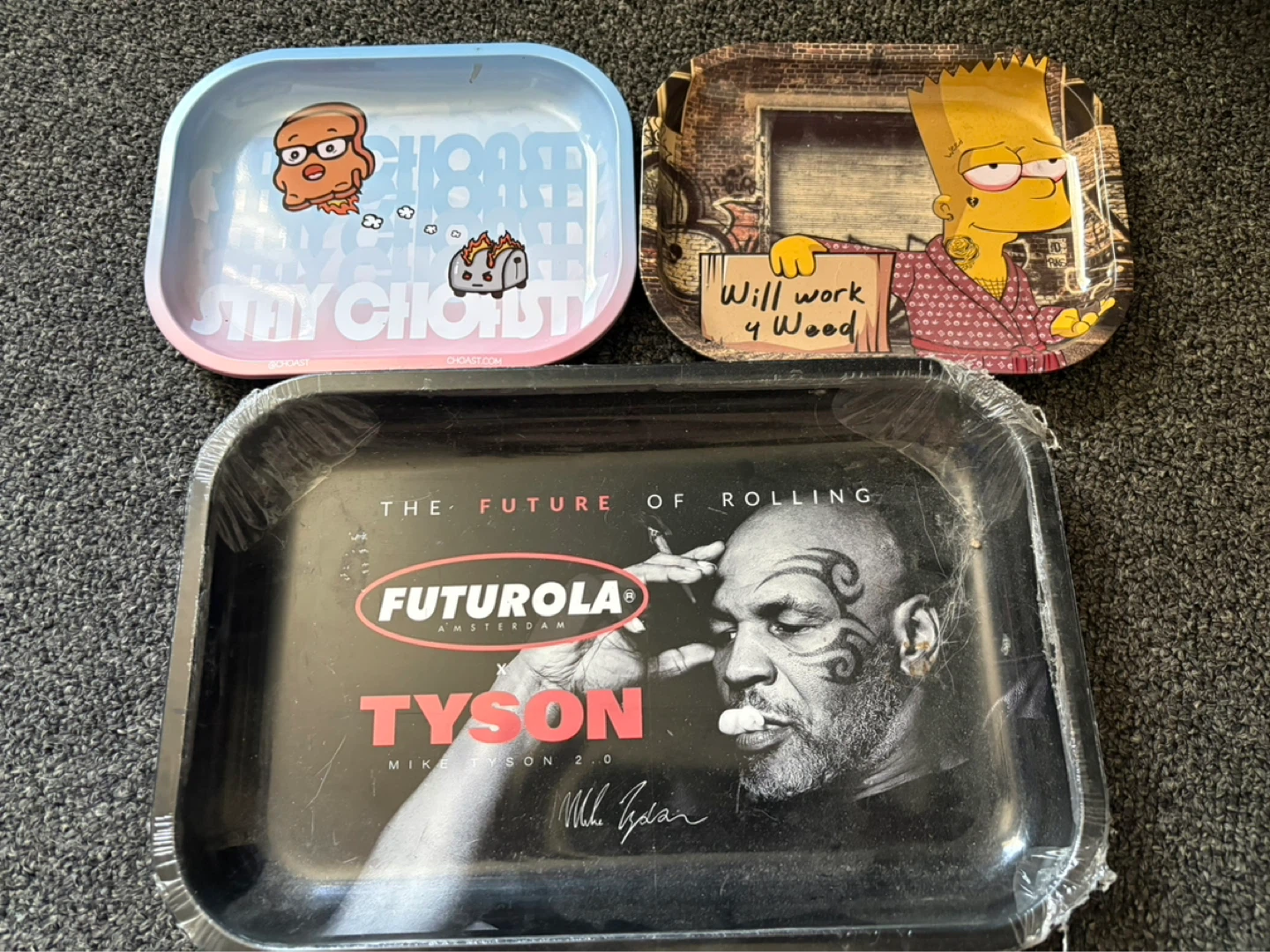 Rolling Trays and Batteries