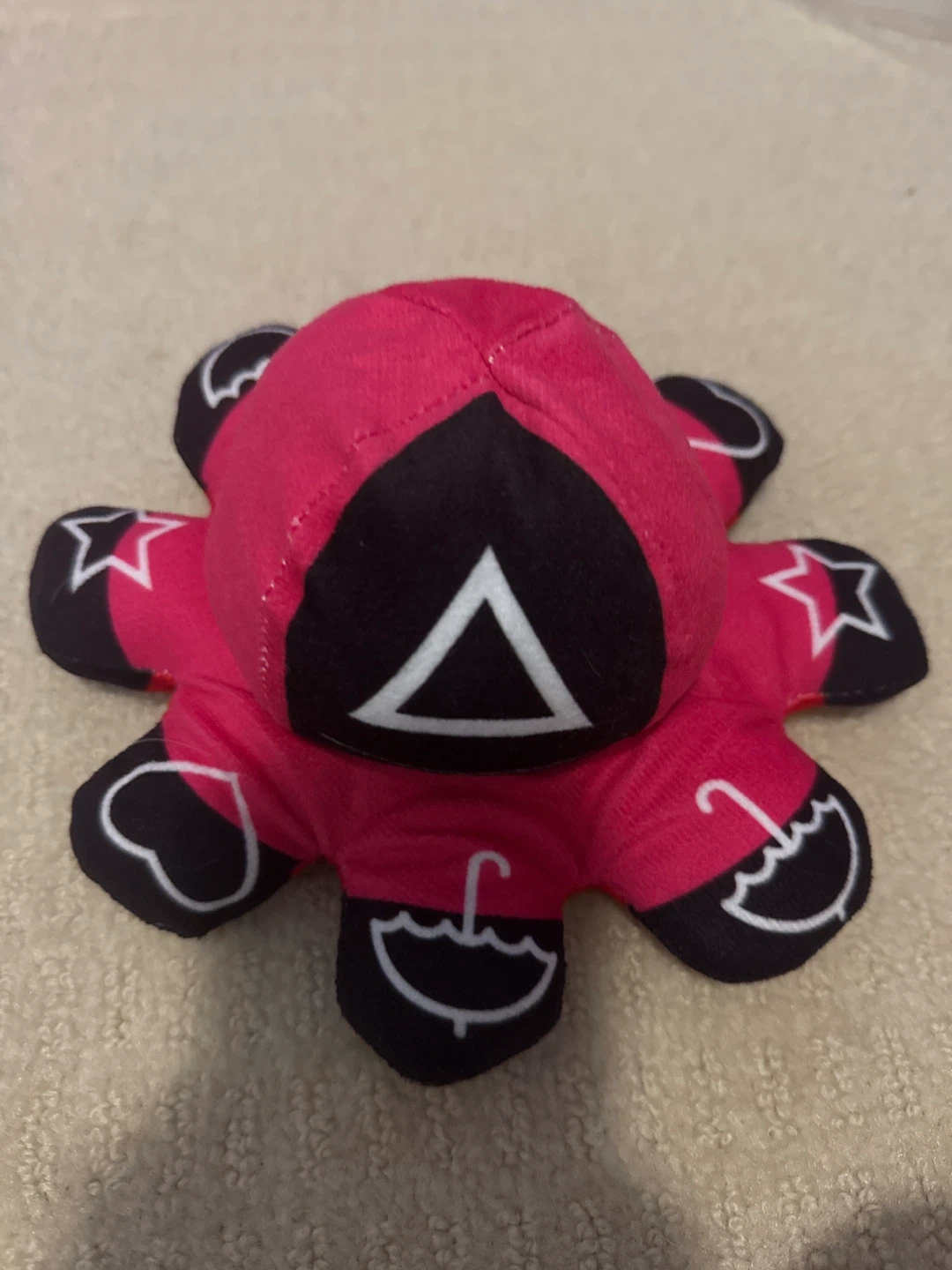 Reversible Squid Game Octopus Plush Toy - photo 2