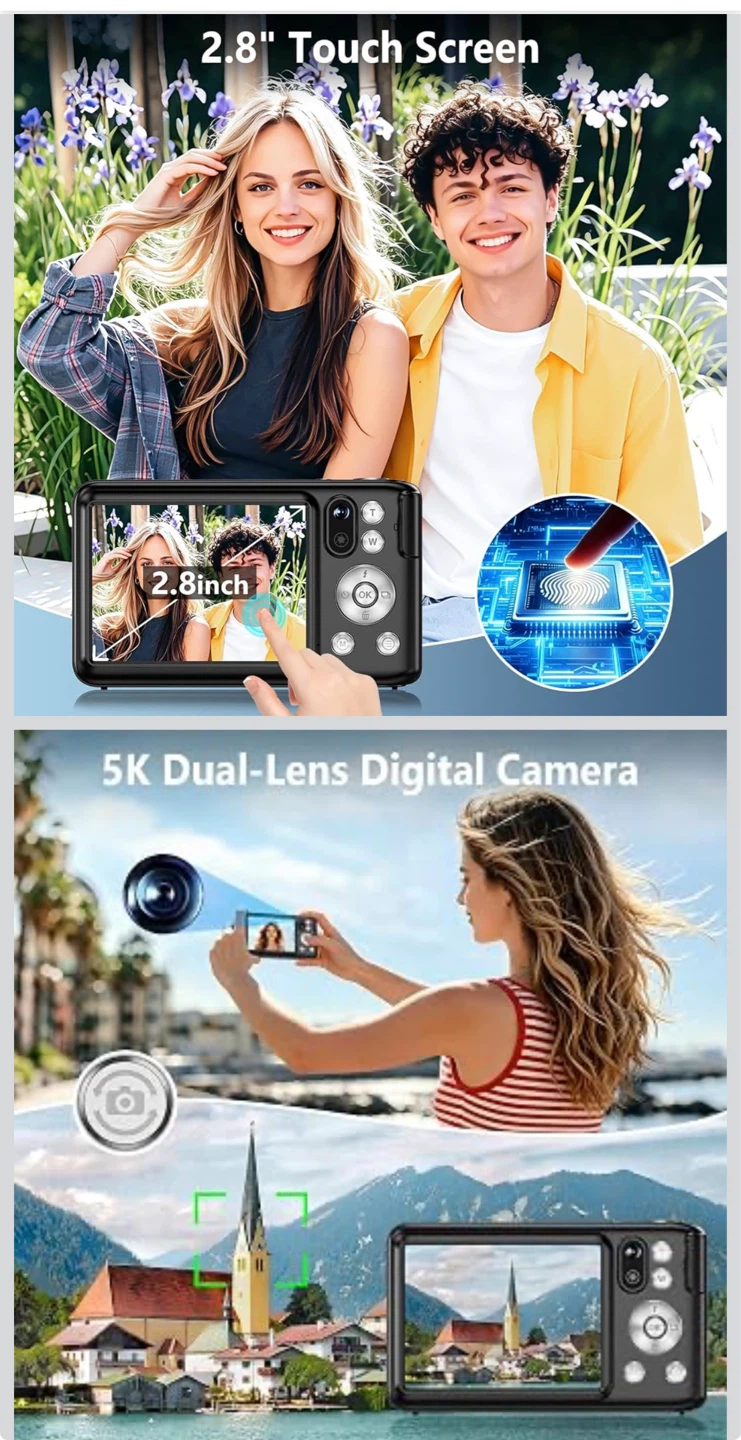 5K Digital Camera with WiFi and 6X Optical Zoom - photo 3