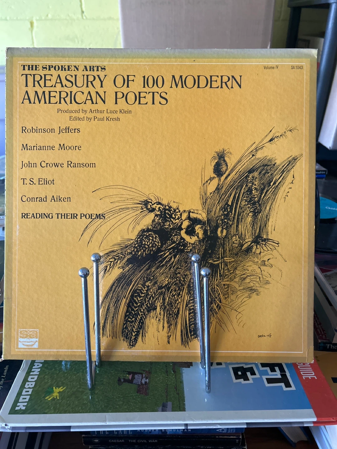 The Spoken Arts Treasury of 100 Modern American Poets LP