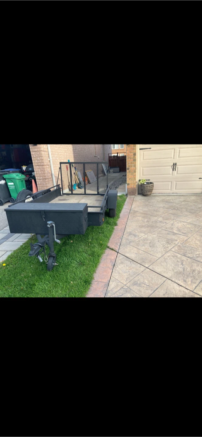 5x8 Utility Trailer with Storage Box - photo 2
