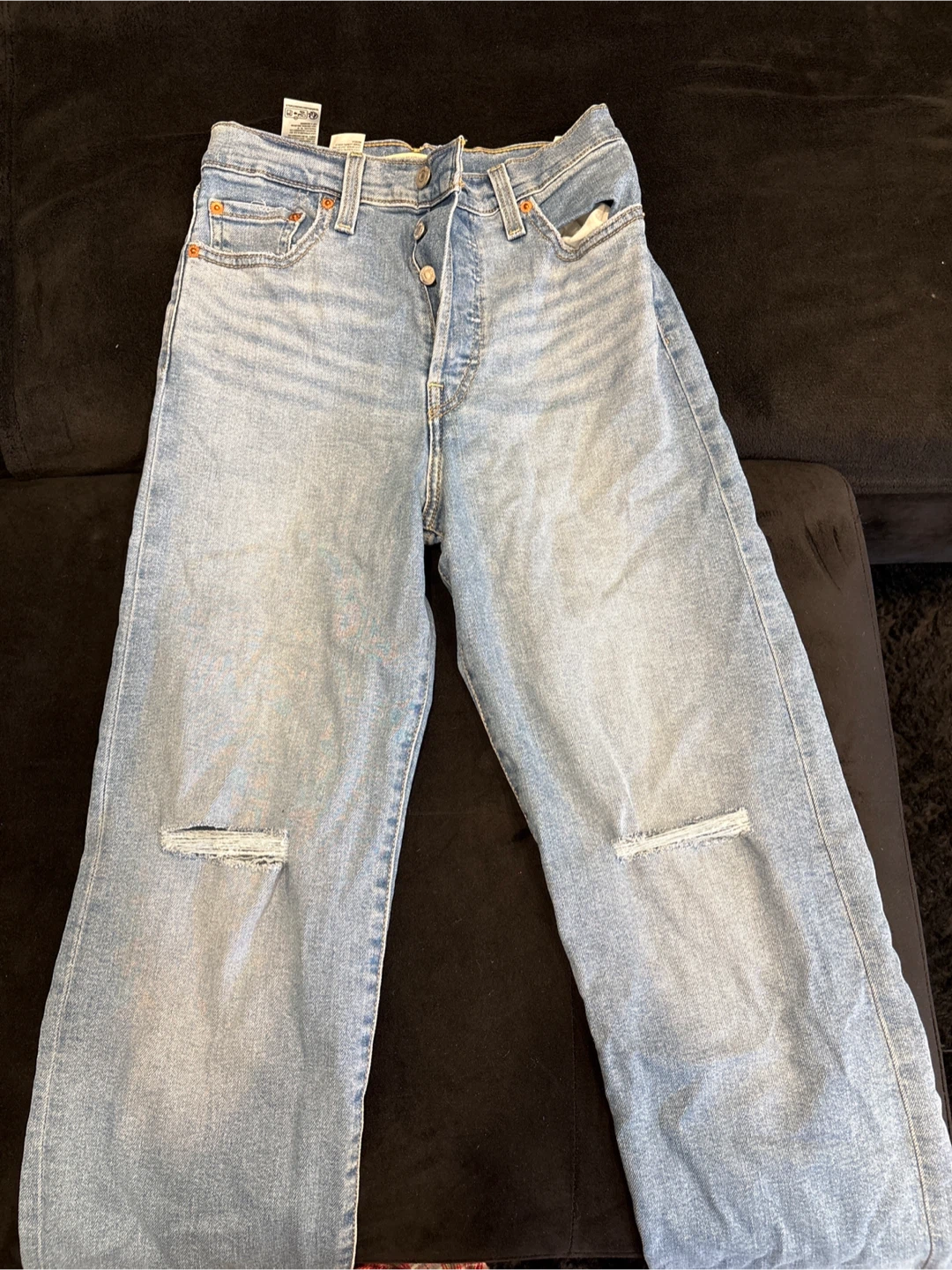 Levi's Ribcage Straight Ankle Jeans - Size 26