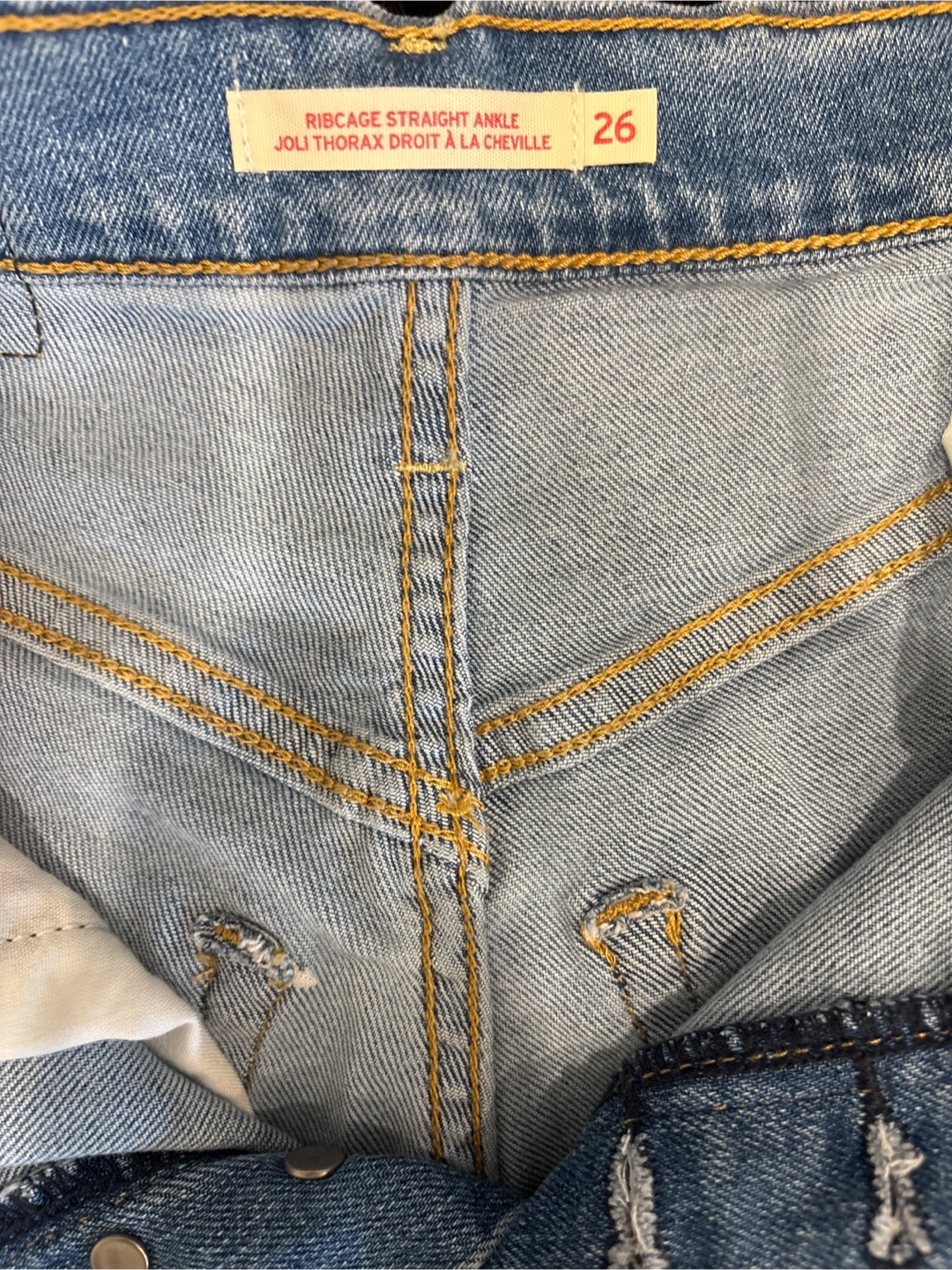 Levi's Ribcage Straight Ankle Jeans - Size 26 - photo 2