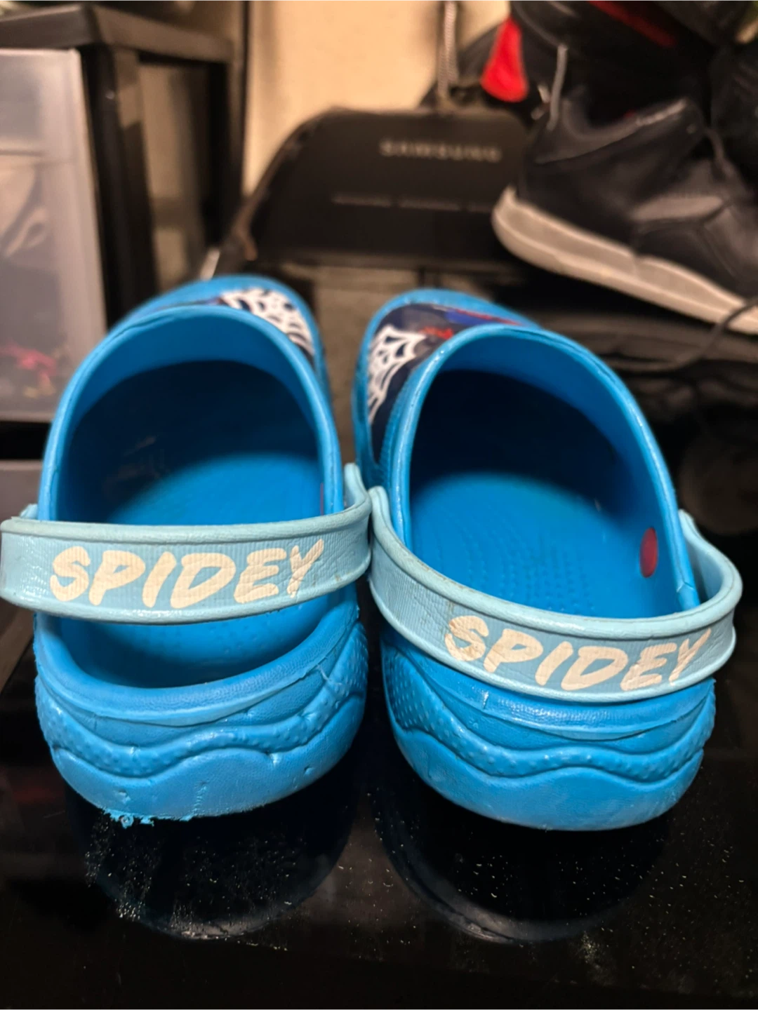 Blue Spidey Clogs Toddler Size - photo 3