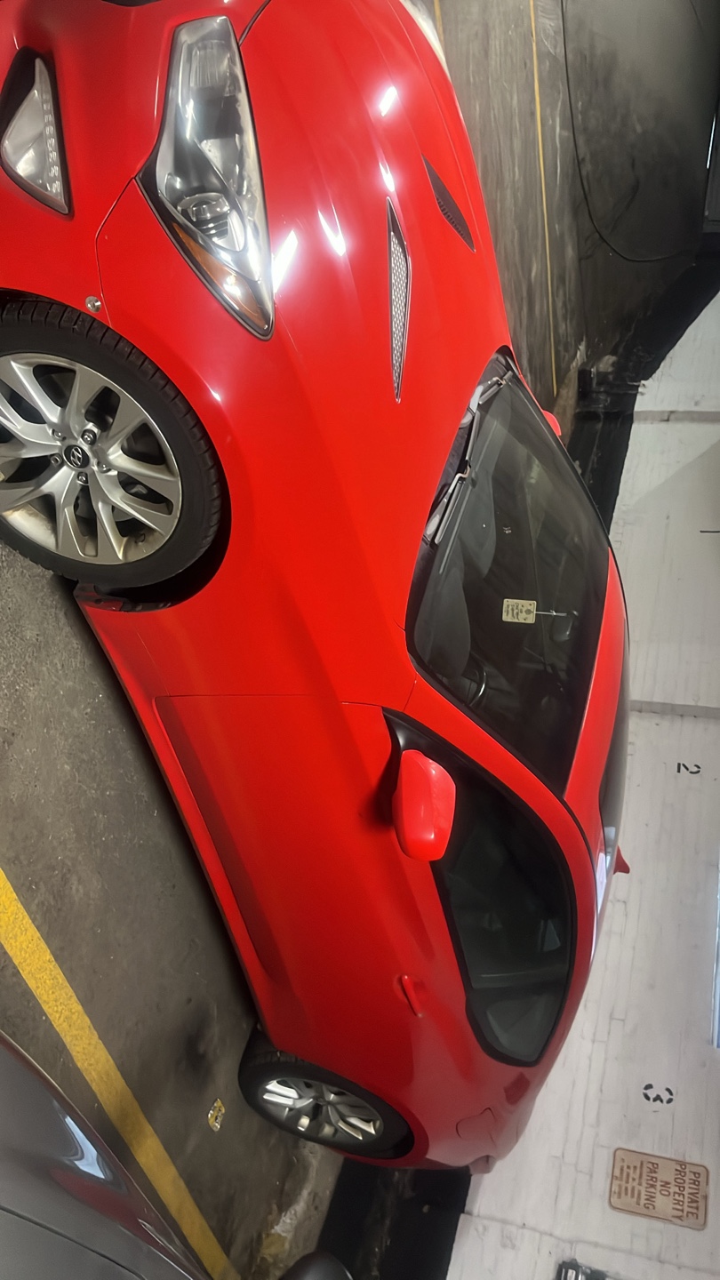 Red Hyundai Genesis Coupe - photo 4