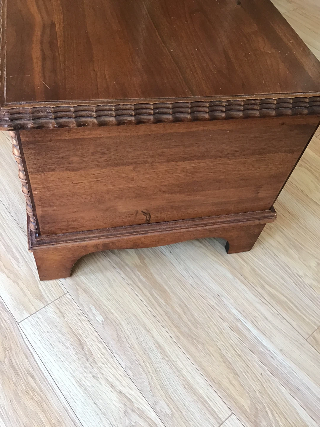 Vintage Wooden Cedar Lined Chest - photo 5