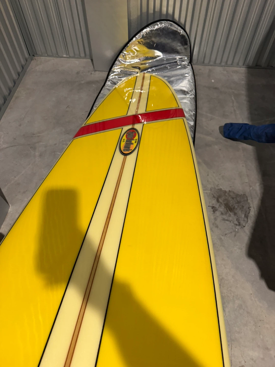 Jim Phillips Classic Surfboards Longboard Yellow Single Fin - photo 5