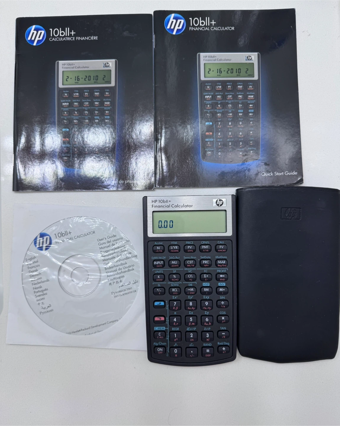 HP 10bII+ Financial Calculator with Case - photo 2