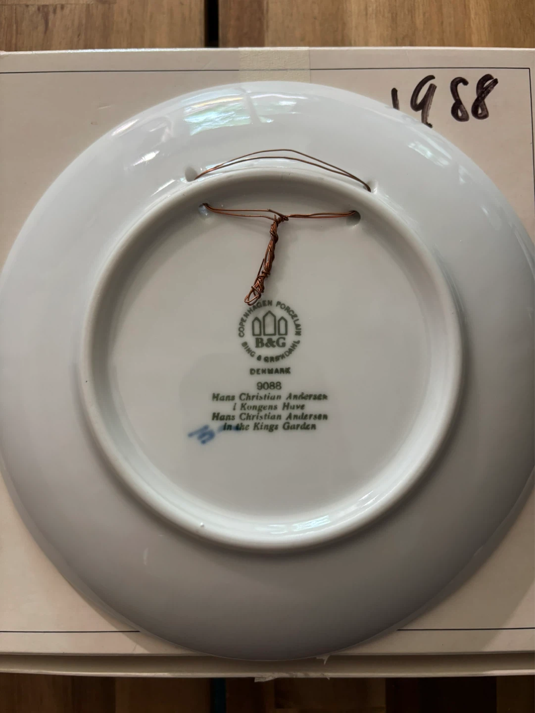 Bing & Grøndahl "Jule-After 1988" Collector Plate - photo 4