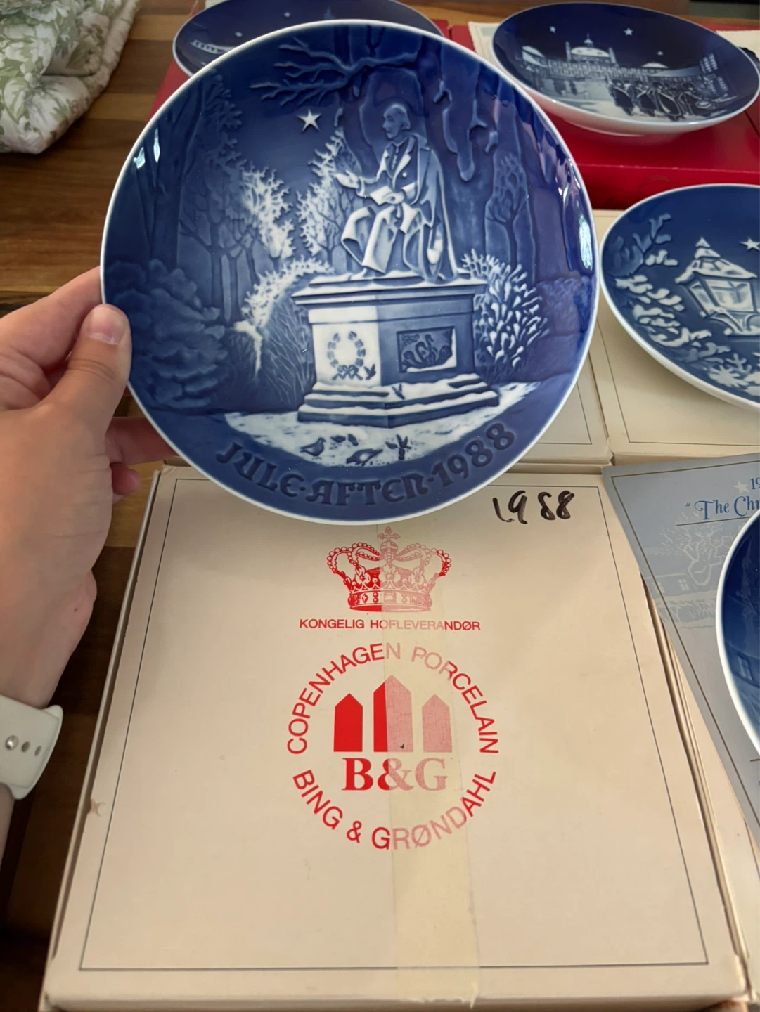 Bing & Grøndahl "Jule-After 1988" Collector Plate - photo 3