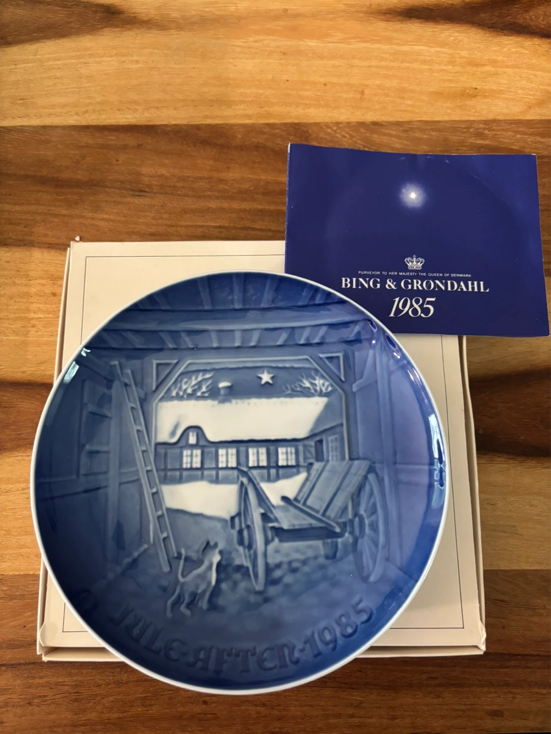 Bing & Grondahl Christmas Plate 1985