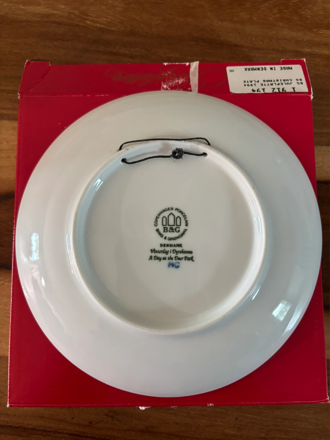 Bing & Grondahl Christmas Plate 1994 - photo 4