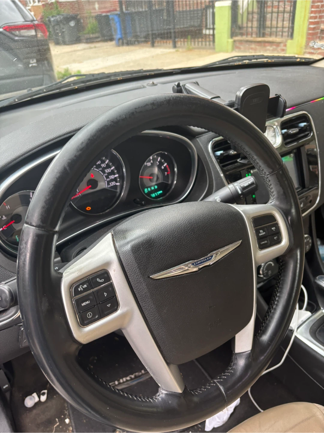 Black Chrysler 200 Sedan