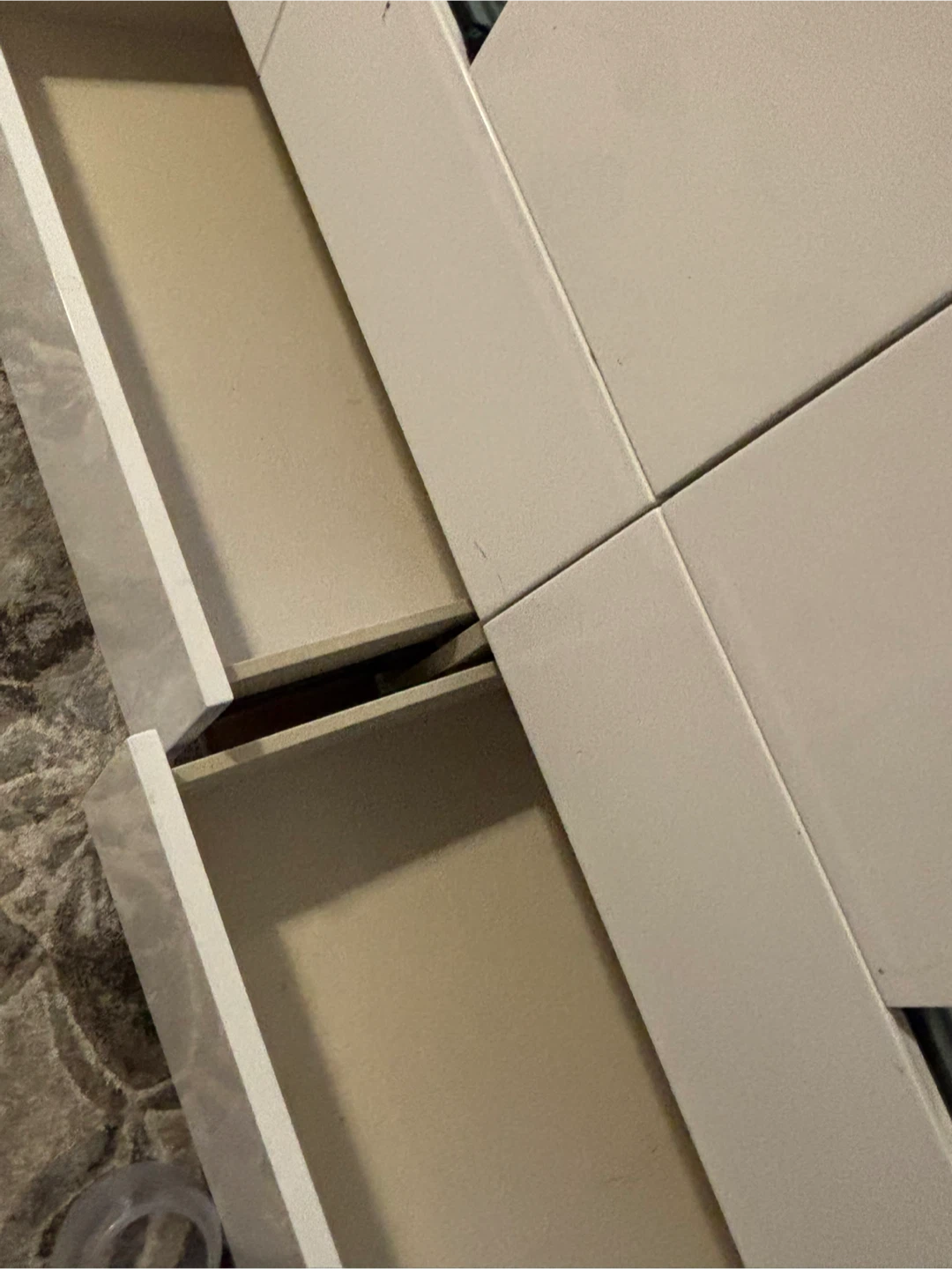 White Dresser with Mirror - photo 2