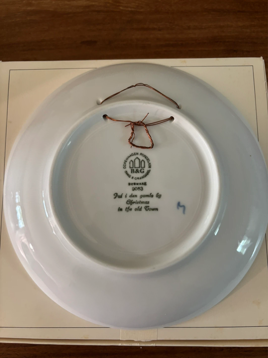 Bing & Grøndahl Christmas Plate 1983 - photo 3