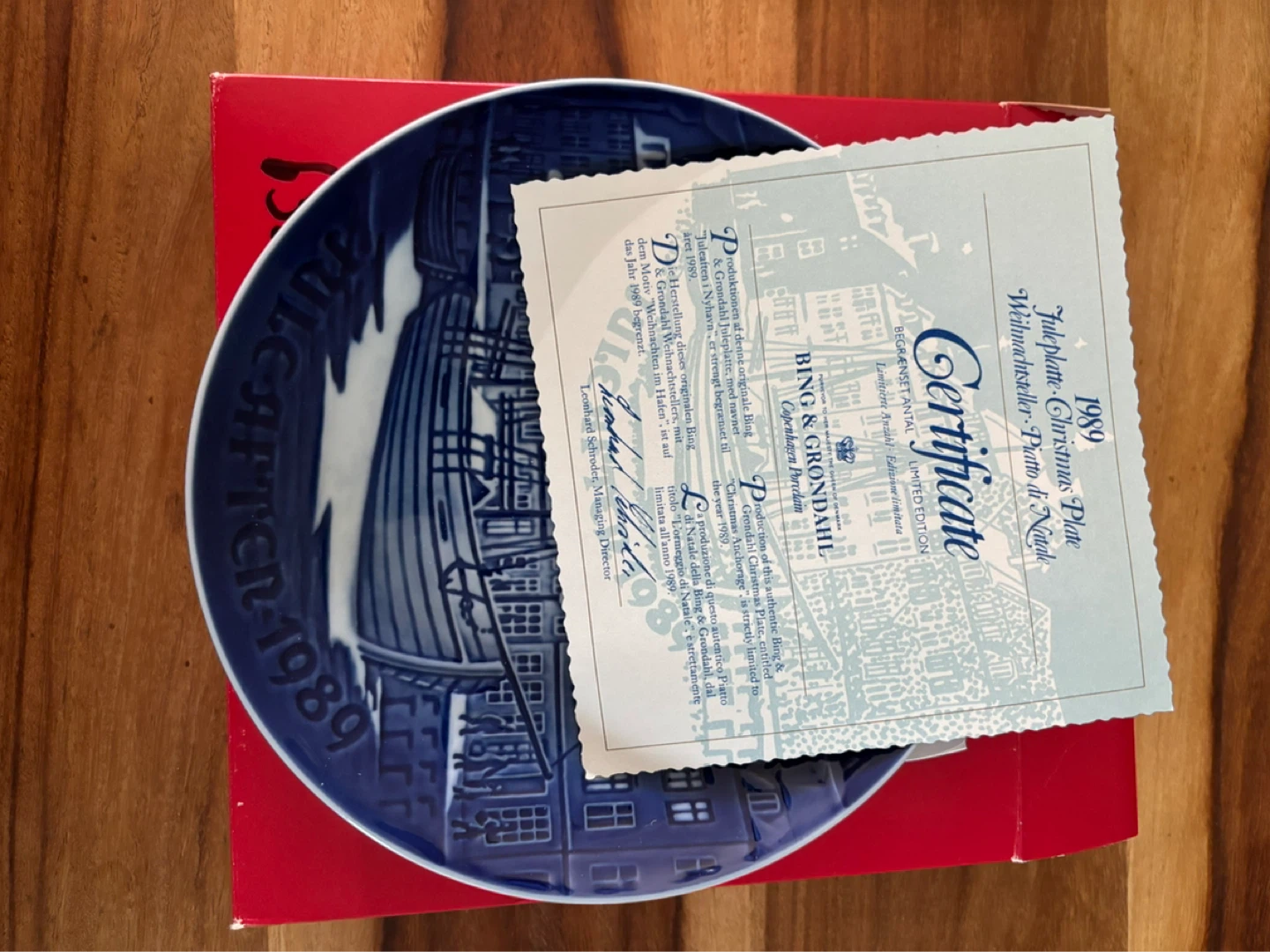 1989 Bing & Grondahl Christmas Plate - photo 2