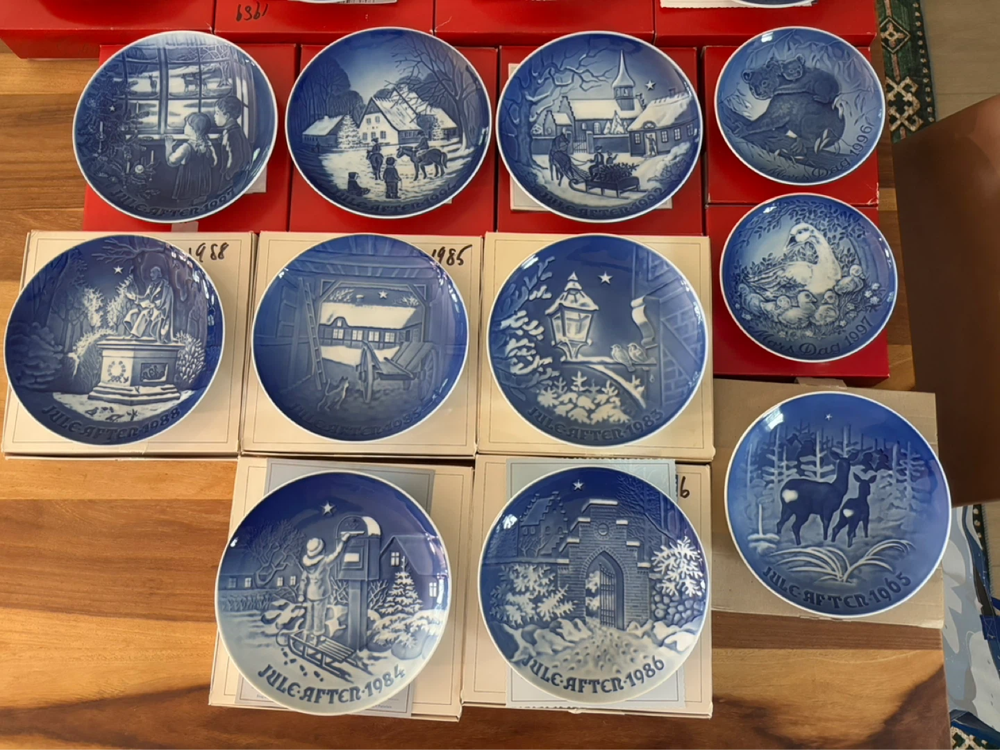 Collection of Royal Copenhagen Christmas Plates - photo 3