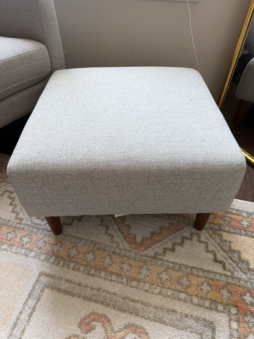 Modern Grey Chair & Ottoman - photo 3