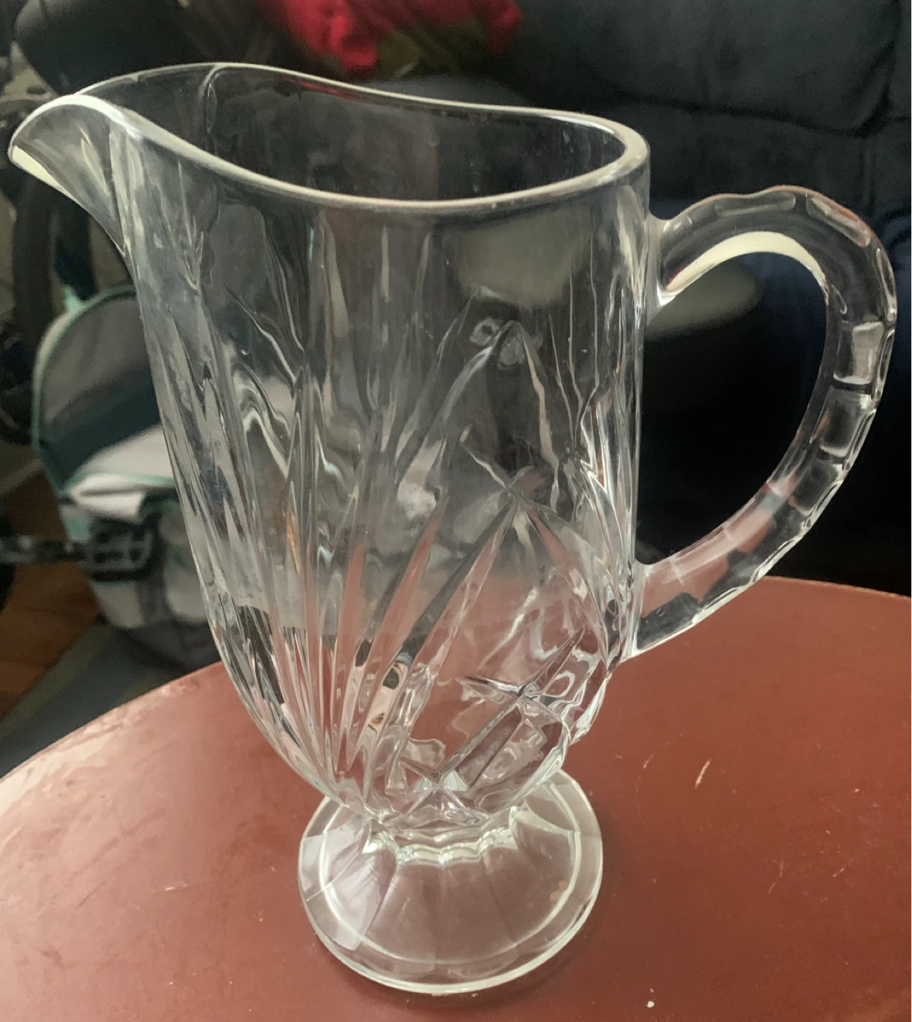 Clear Glass Pitcher