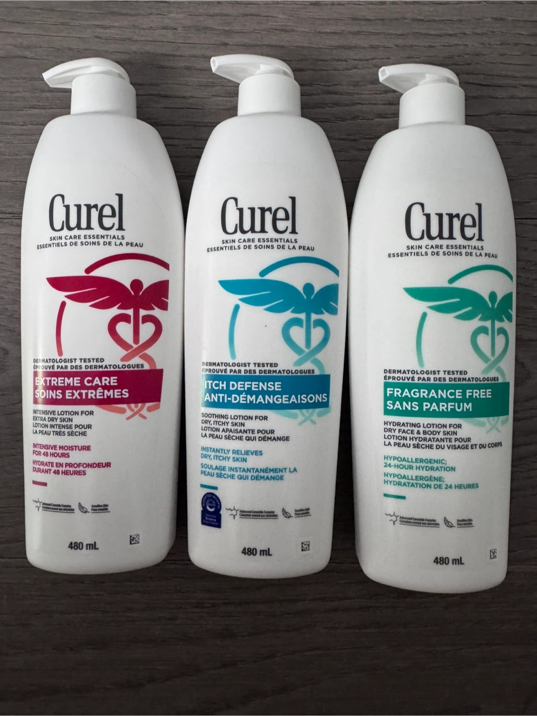 Curél Body Lotion Trio