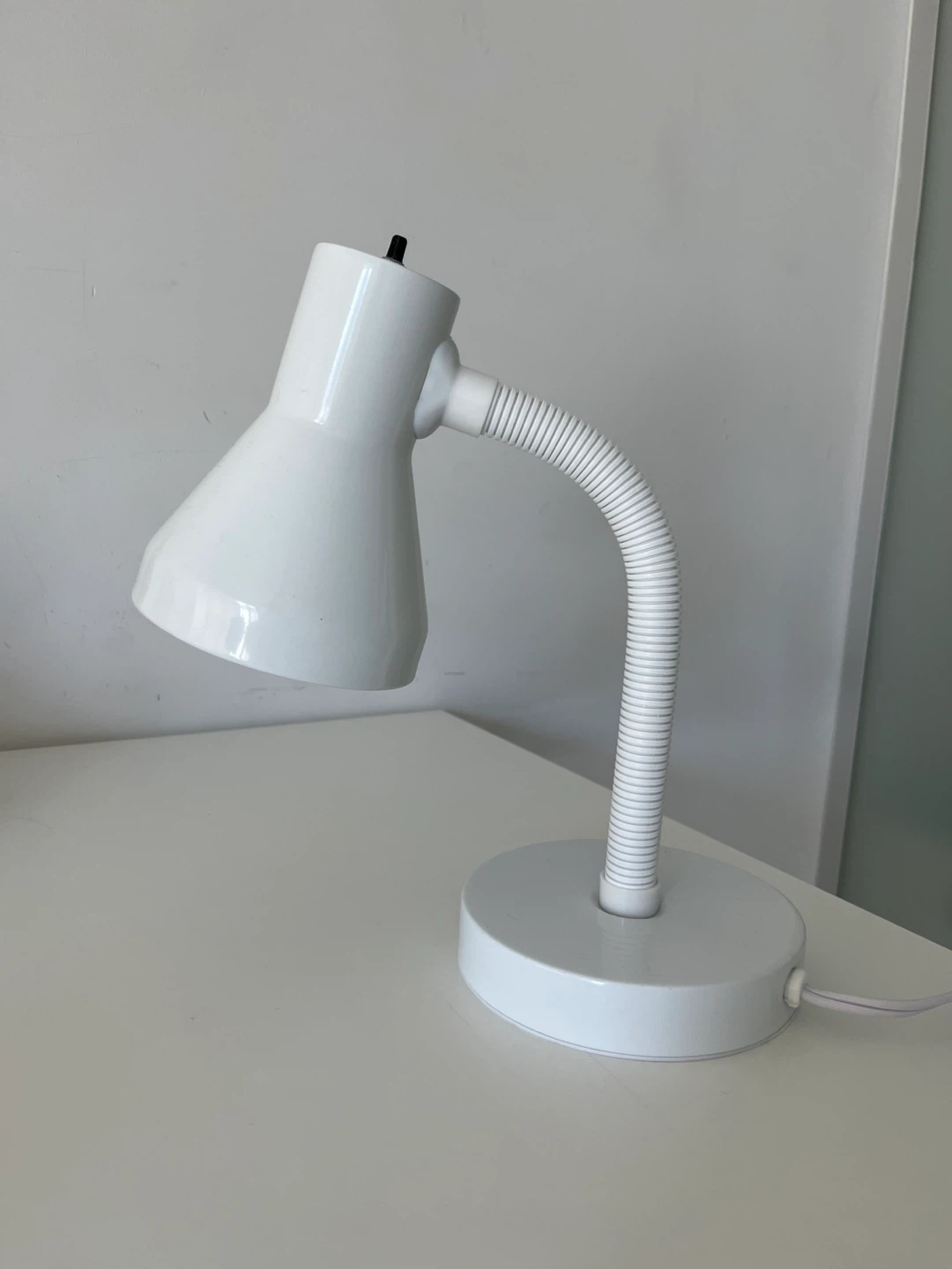 White Adjustable Desk Lamp