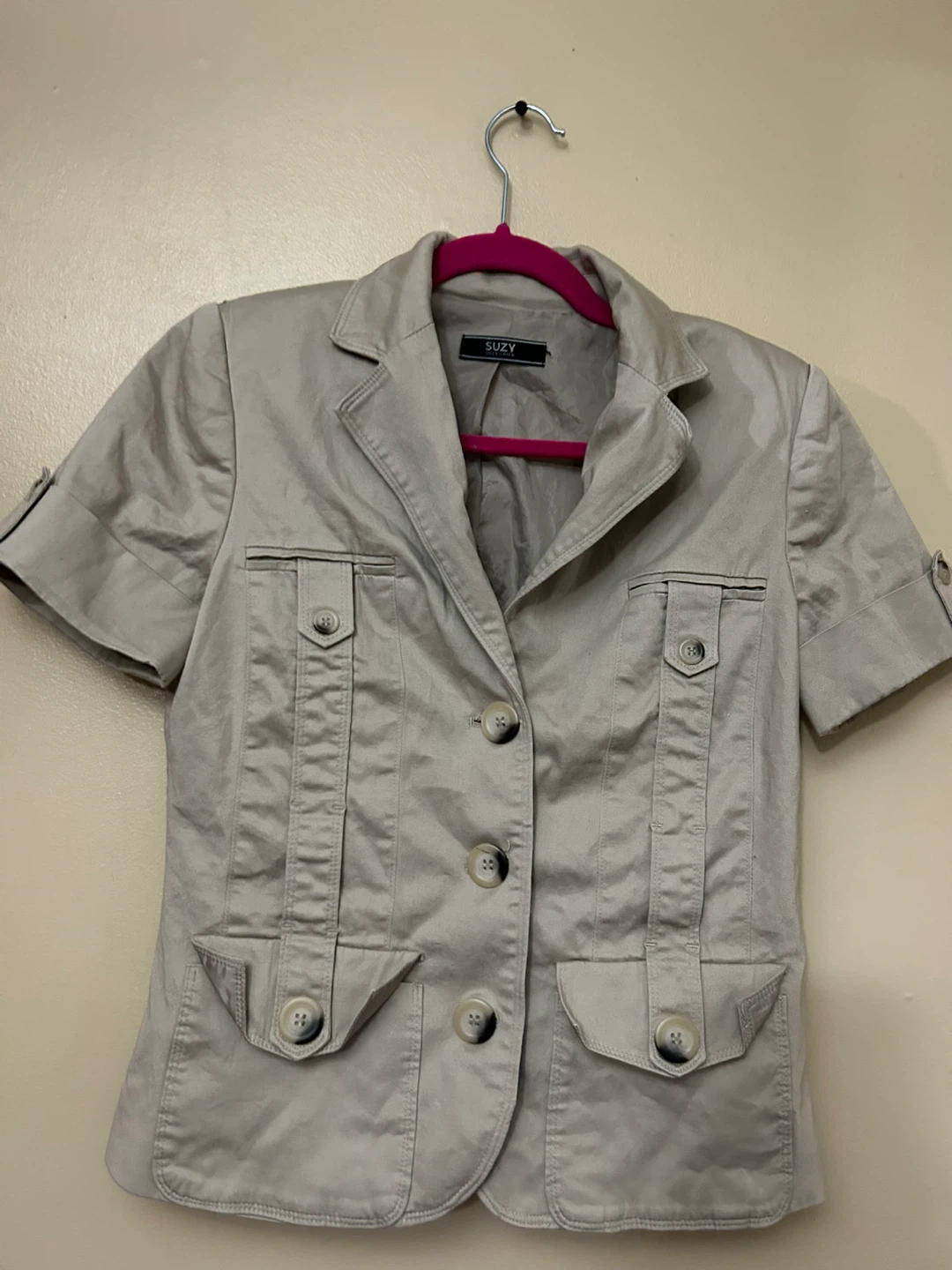 Suzy Shier Beige Blazer