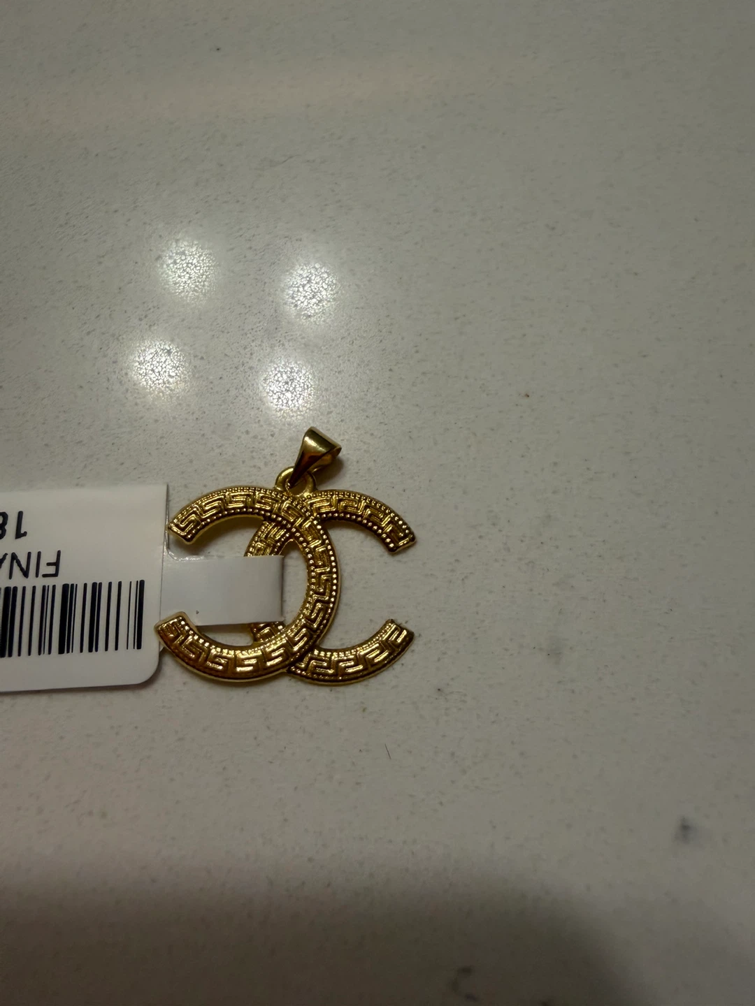 18K  pure Gold Pendant 0.38g