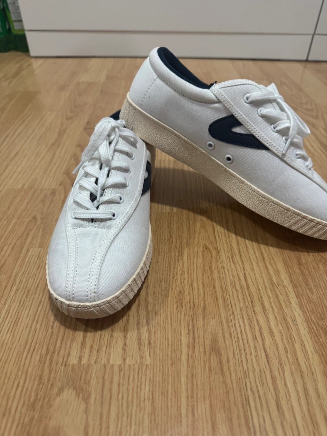 Tretorn White Canvas Sneakers