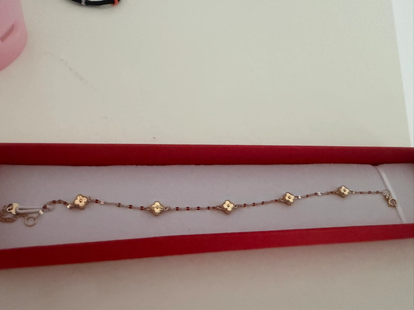 18k Gold Clover Bracelet - photo 2