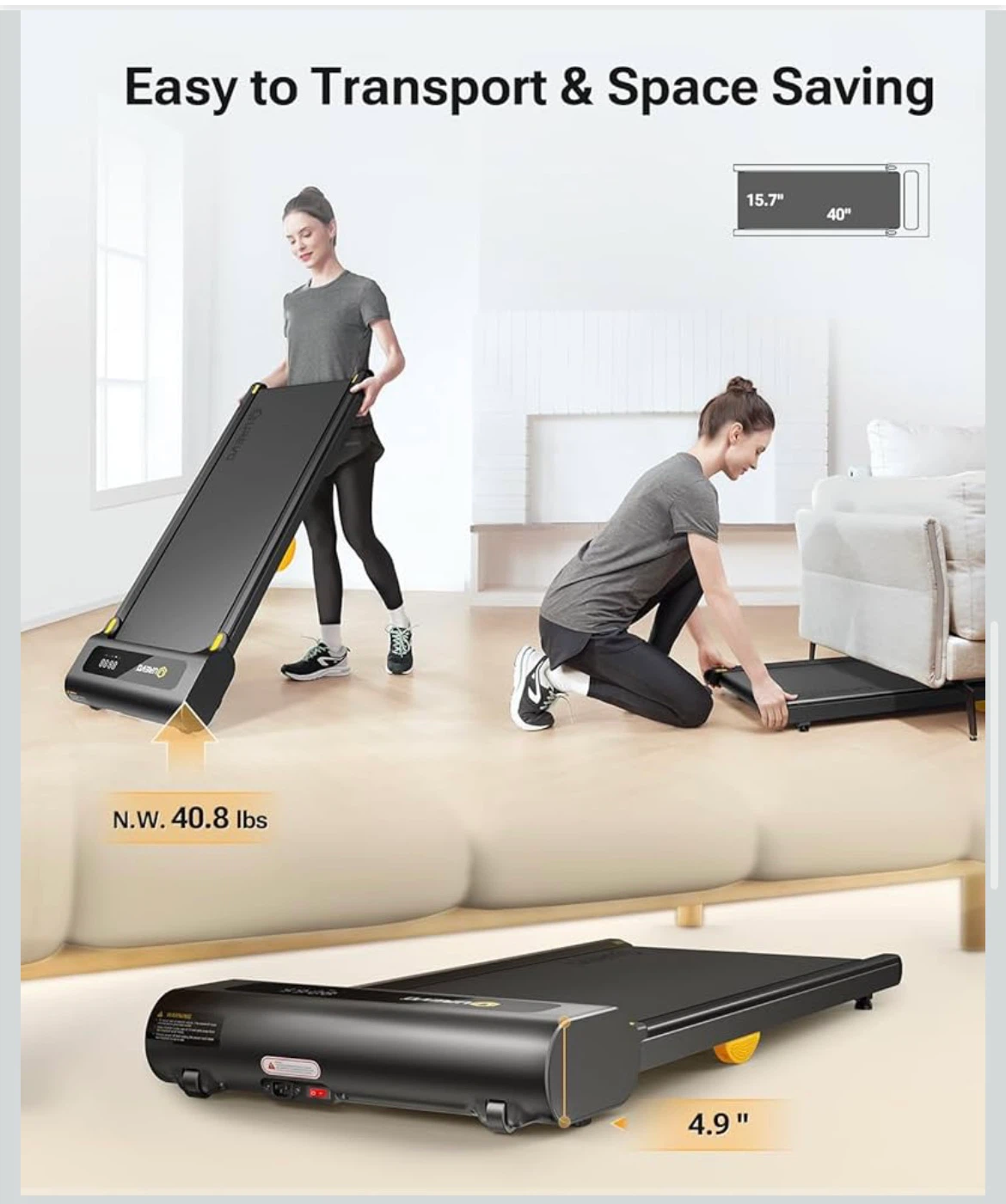 UREVO Spacewalk E4W Smart Walking Pad - photo 5