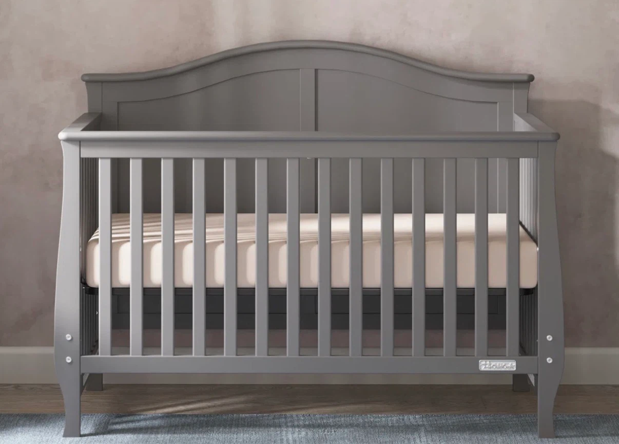 Child craft 4-in-1 Convertible Crib - Grey - photo 2