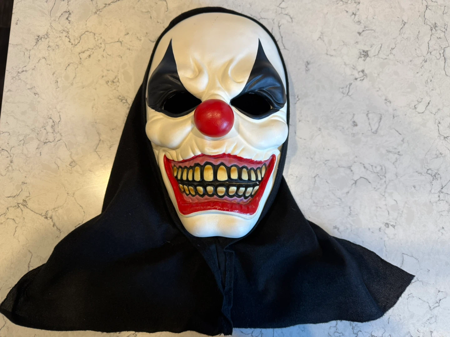 Scary Clown Mask with Hood