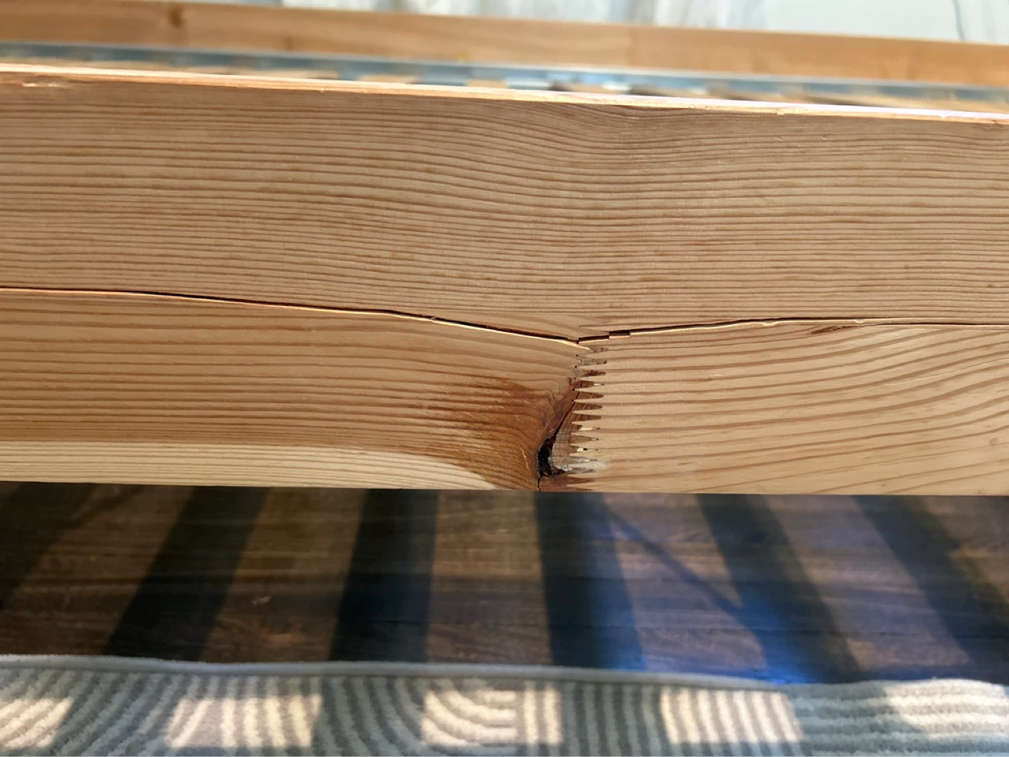 FREE PLEASE READ Twin IKEA Wooden Bed Frame - photo 3