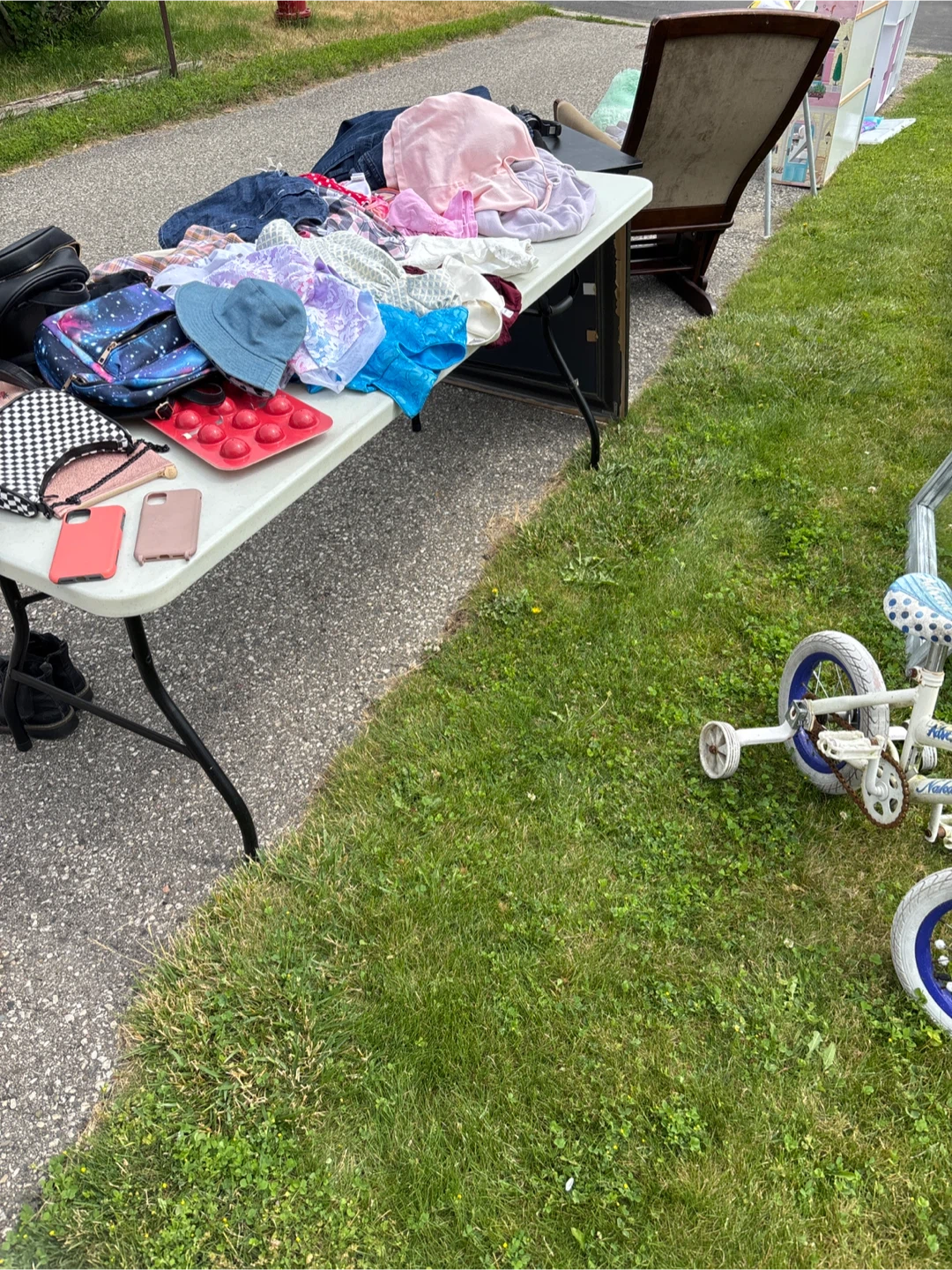 Yard sale! Saturday until 2:30 pm
