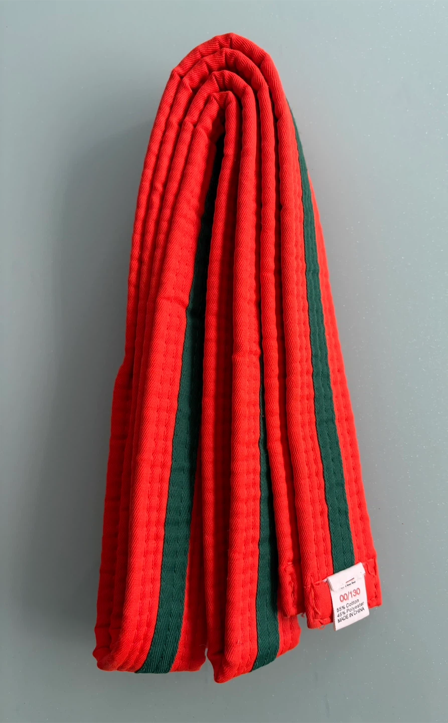 Red and Green Martial Arts Belt kids/youth - photo 3
