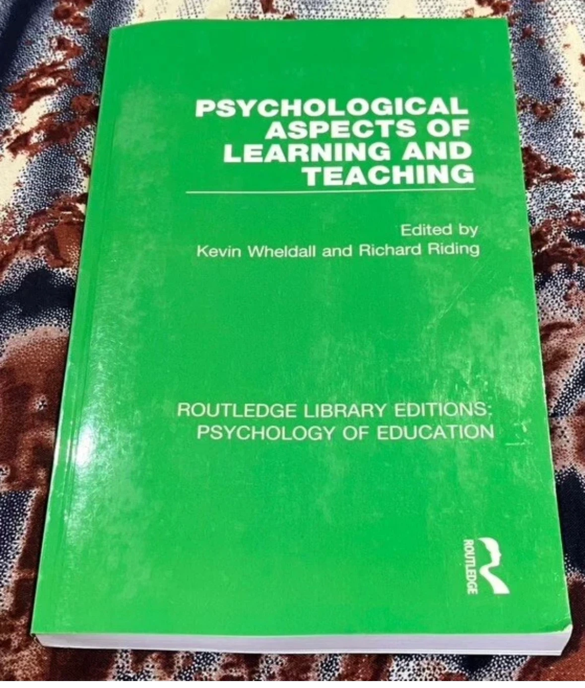 Psychological Aspects of Learning and Teaching Book
