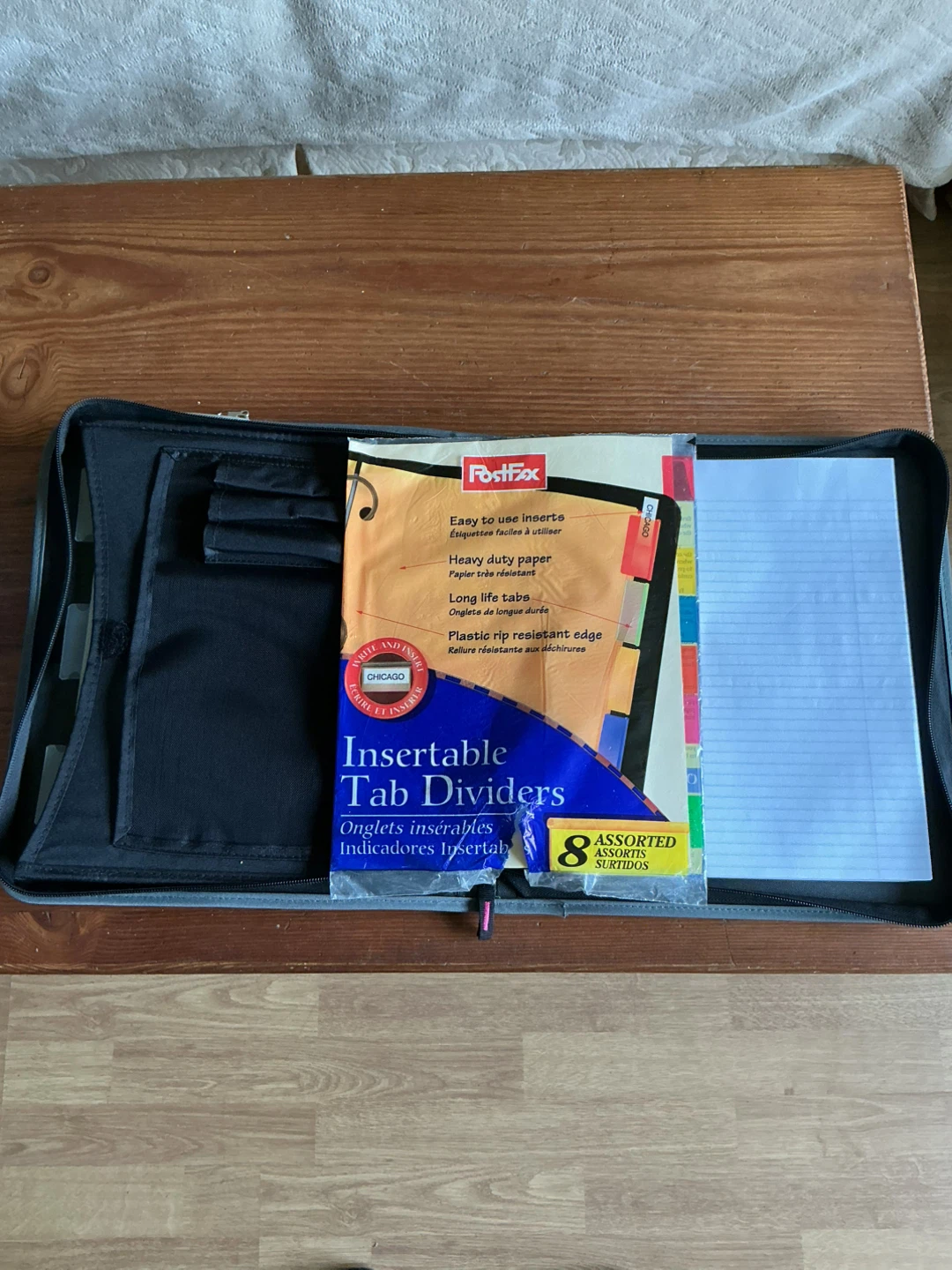 Two zipper Three Ring Binder - photo 2