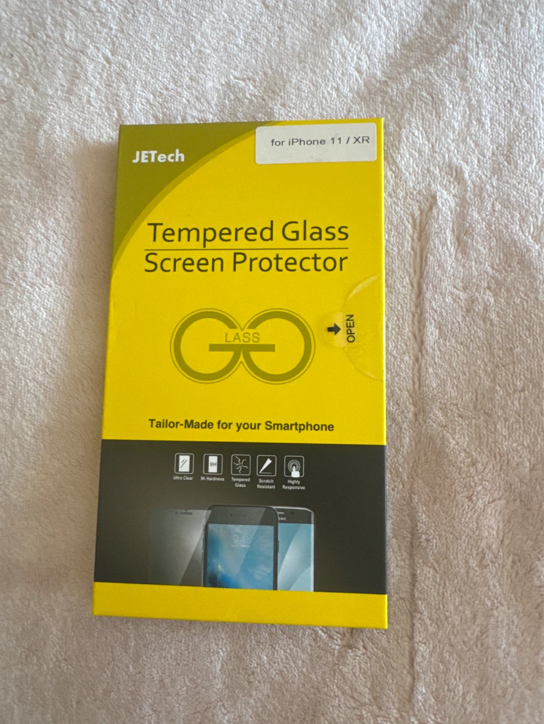 JETech Tempered Glass Screen Protector for iPhone 11 / XR