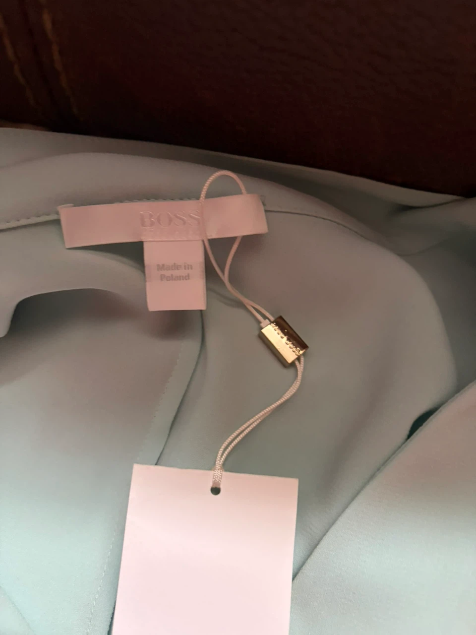 BOSS Light Blue V-Neck Top - photo 3