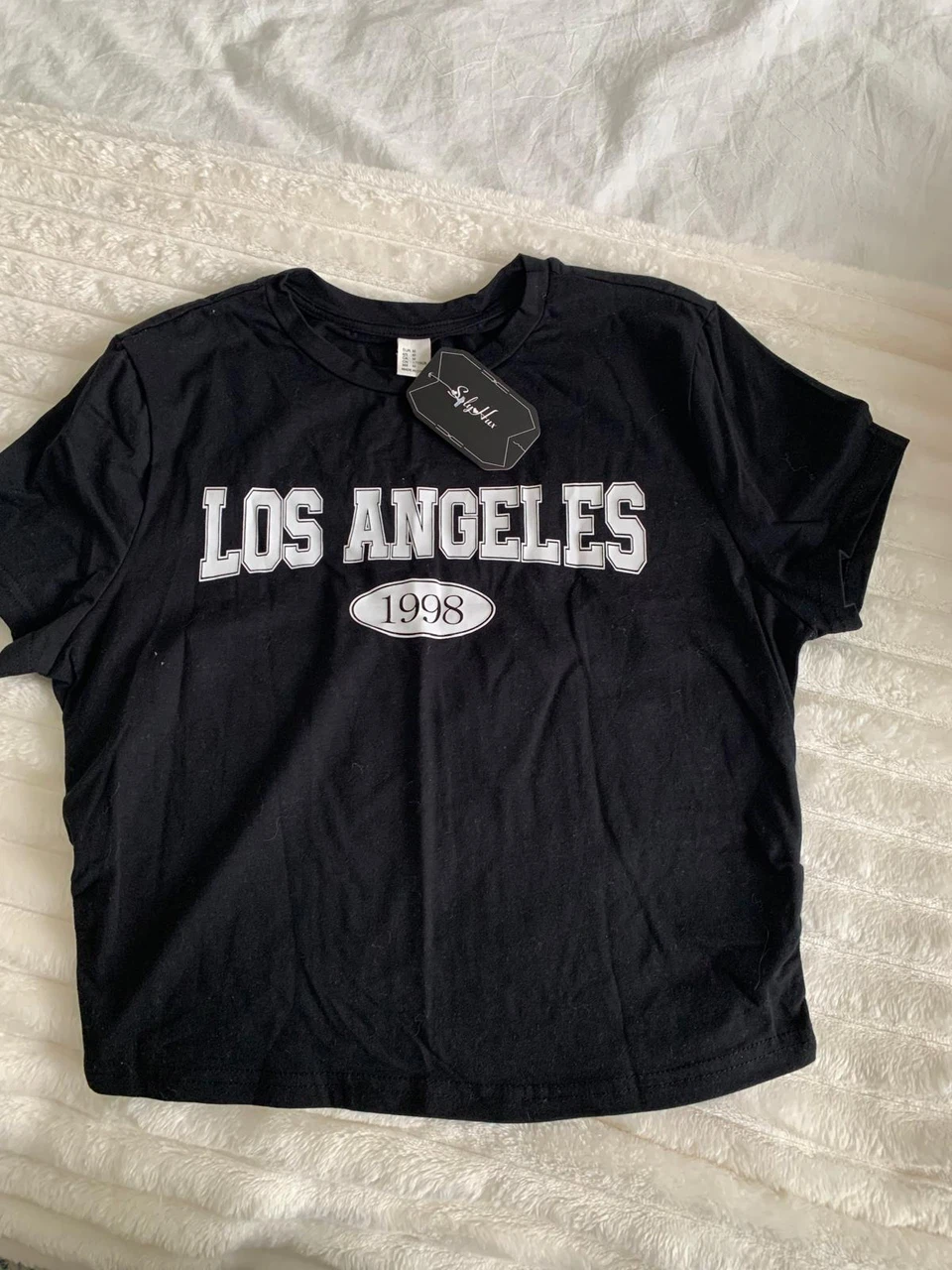SplyaHux Los Angeles 1998 Crop Top T-Shirt