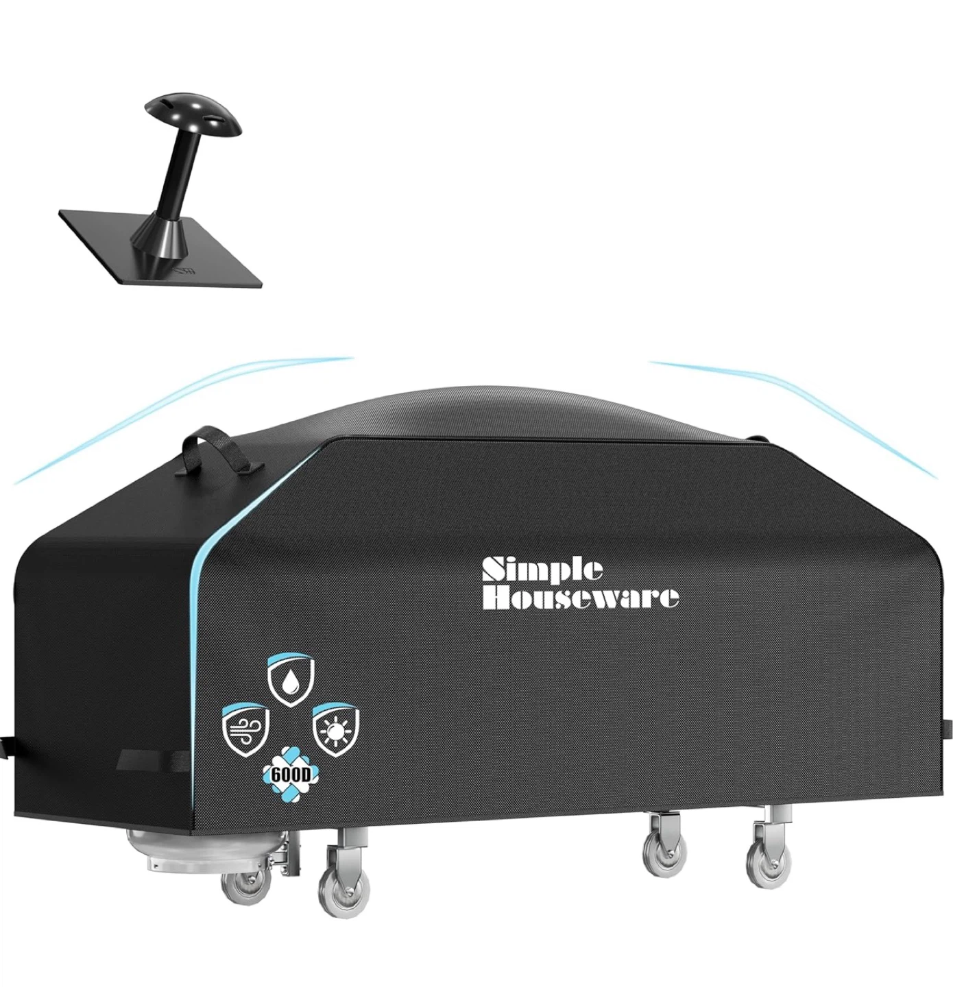 Simple Houseware 36 in. Griddle Flat Top Grill Cover - New