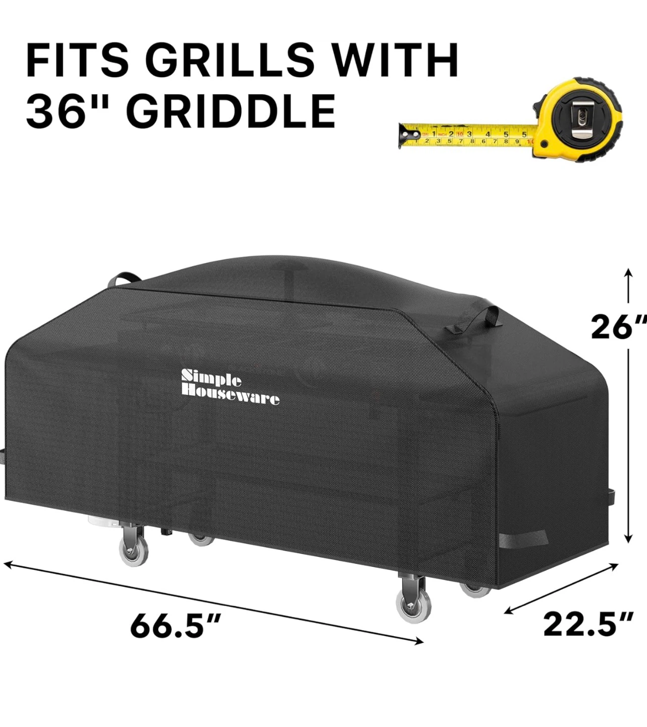 Simple Houseware 36 in. Griddle Flat Top Grill Cover - New - photo 2