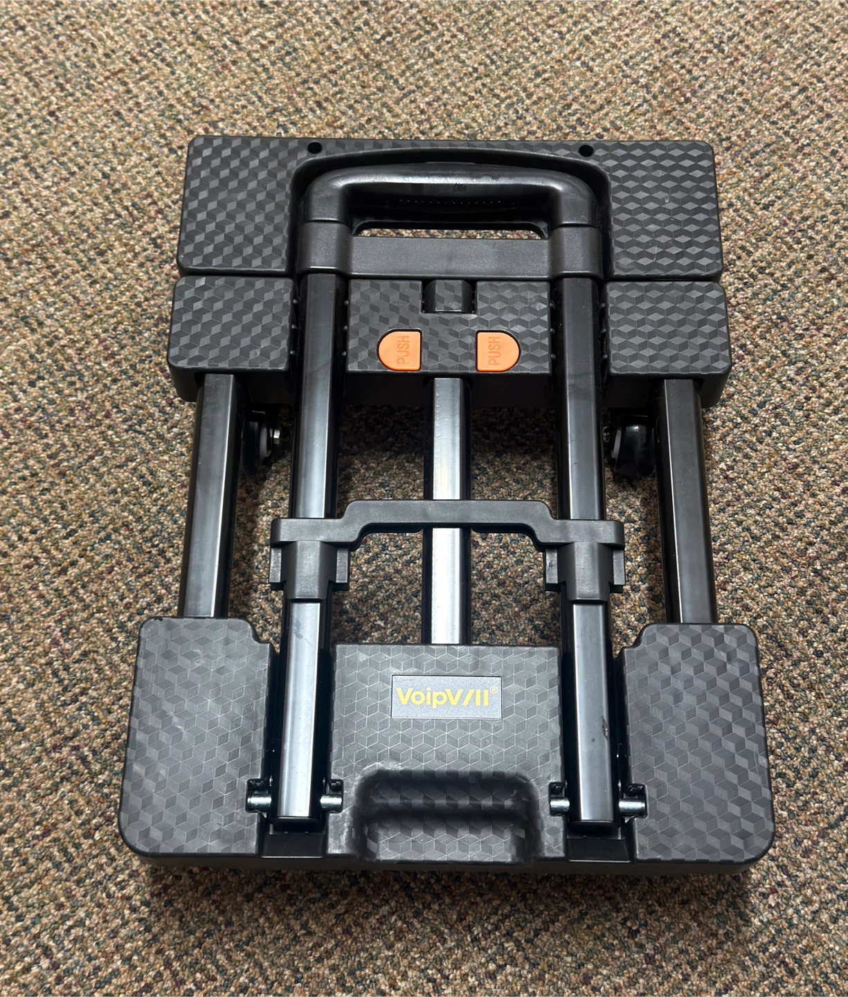 Foldable Adjustable Luggage Cart Dolly with Wheels – Heavy Duty - photo 4