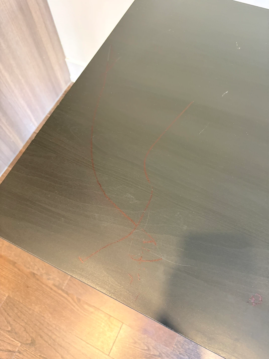 IKEA Black Desk Table - photo 3