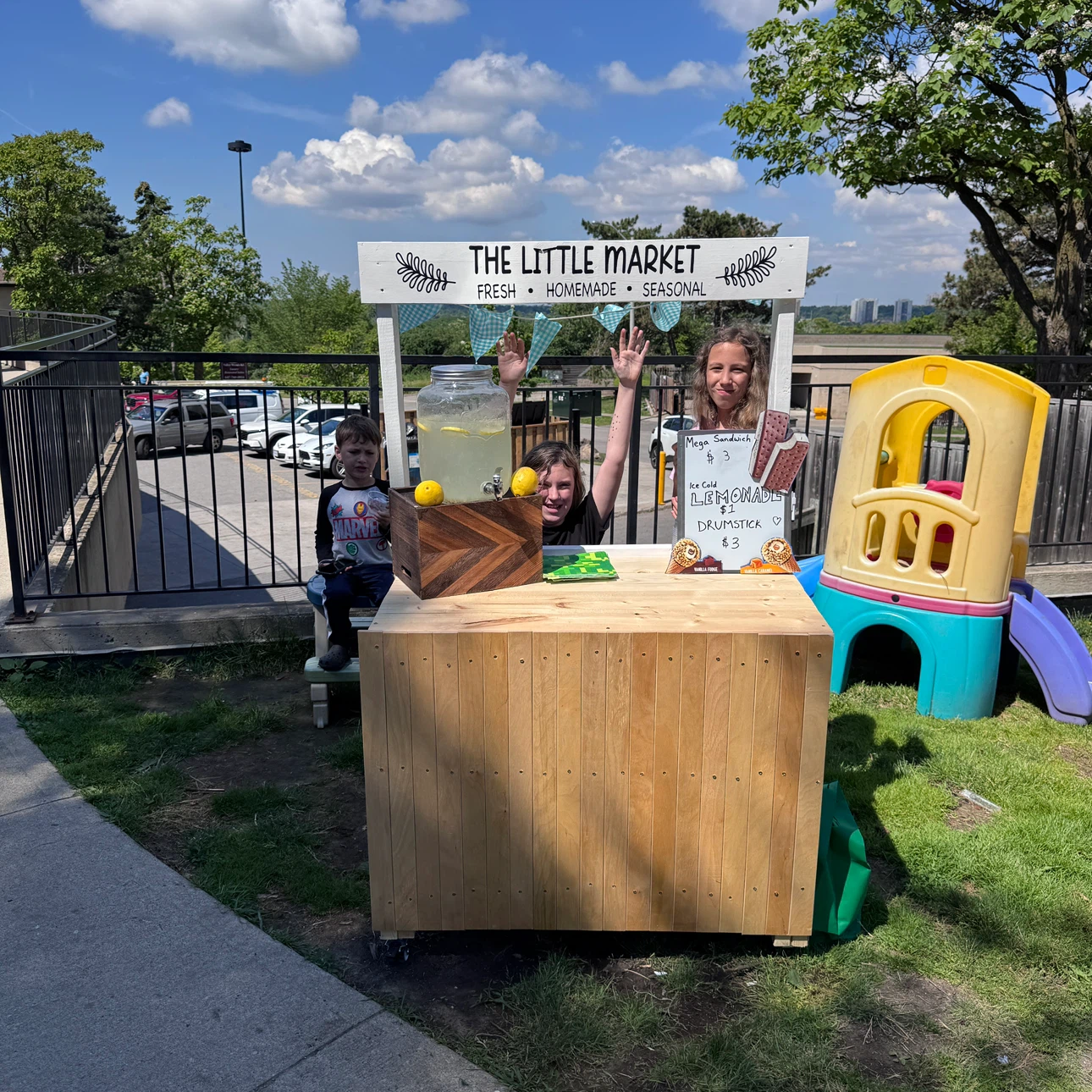 Homemade Lemonade Stand