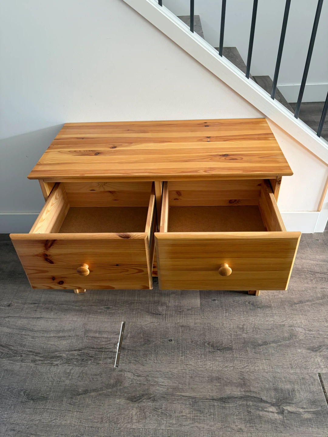 IKEA wooden dresser with 3 drawers - photo 2