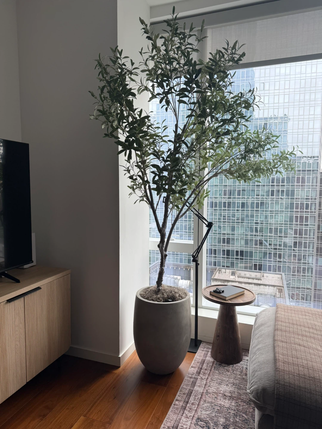 Large Artificial Olive Tree in Pot