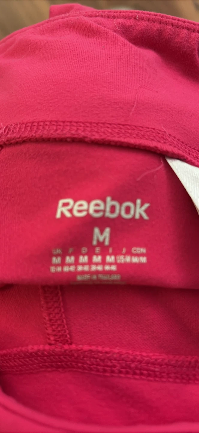 Reebok Women's Pink Capri Athletic Pants Size M - photo 2