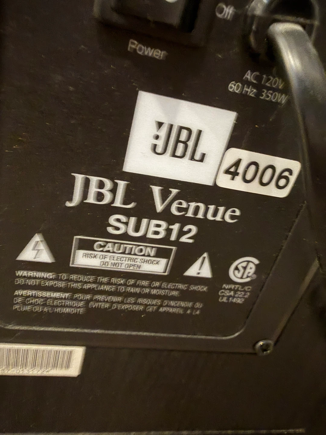 65” tv jbl speakers subwoofer etc - photo 3