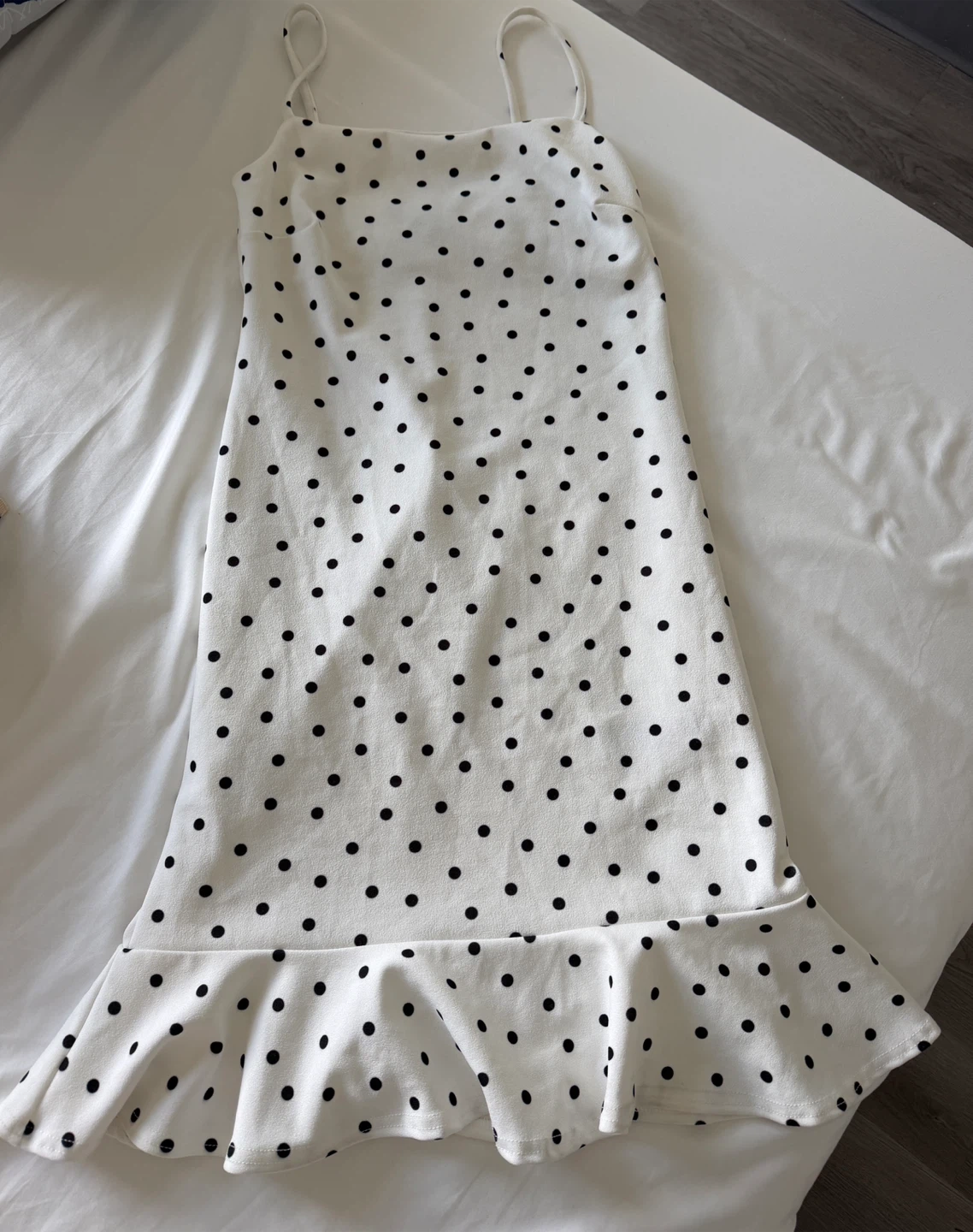 New Look Polka Dot Ruffle Dress